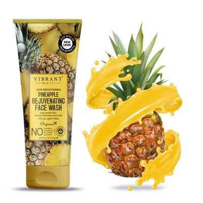 Vibrant Beauty Skin Brightening Pineapple Rejuvenating Face Wash