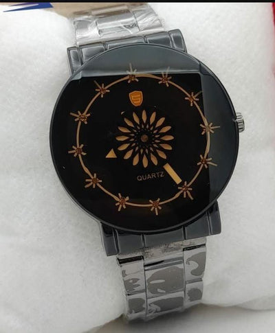 Quartz Black Stylish Watch